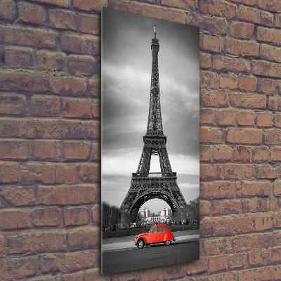Quadro vetro acrilico verticale Torre Eiffel Parigi