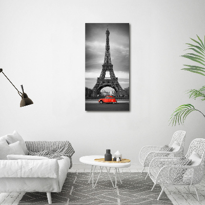 Quadro vetro acrilico verticale Torre Eiffel Parigi