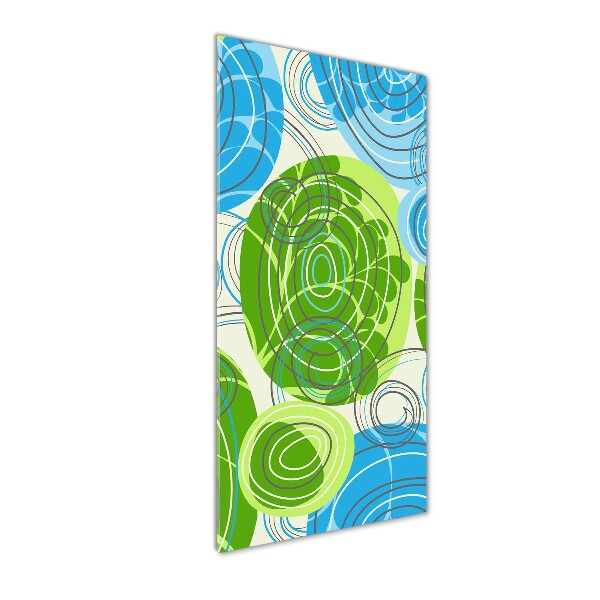 Quadro vetro acrilico verticale Astrazione