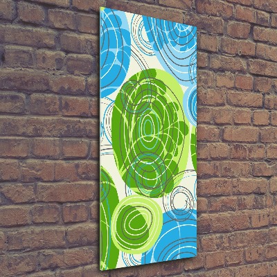 Quadro vetro acrilico verticale Astrazione