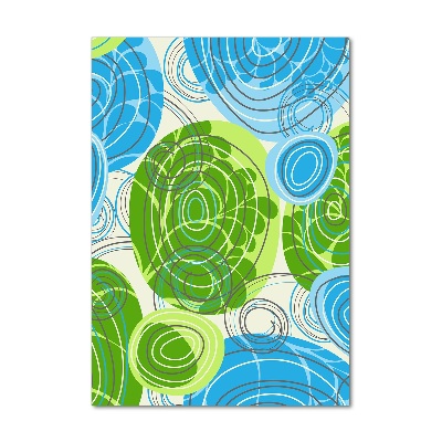 Quadro vetro acrilico verticale Astrazione