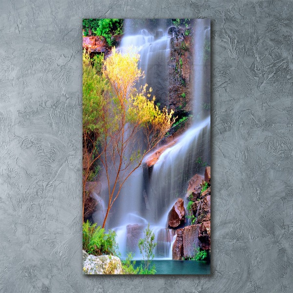 Quadro vetro acrilico verticale Cascata