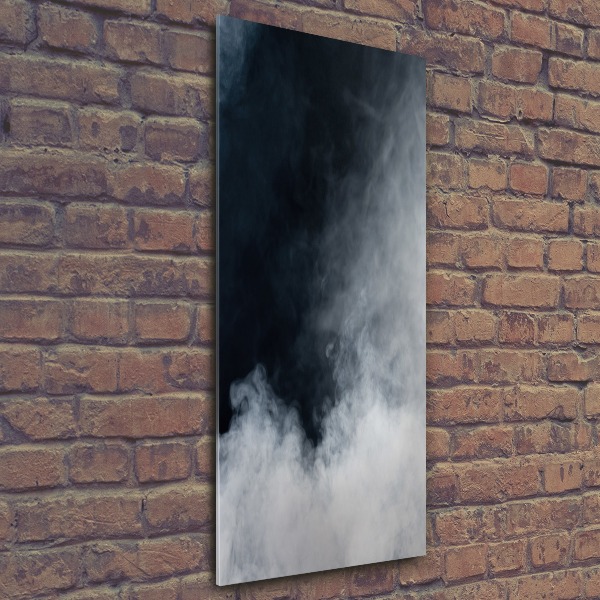 Quadro stampa su vetro acrilico verticale Fumo bianco