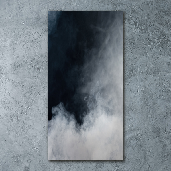 Quadro stampa su vetro acrilico verticale Fumo bianco