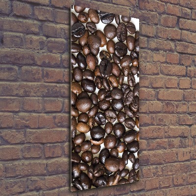 Quadro acrilico verticale Chicchi di caffè