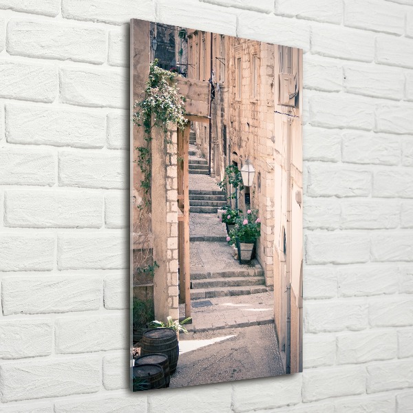 Quadro in vetro acrilico verticale Dubrovnik, Croazia