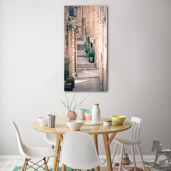 Quadro in vetro acrilico verticale Dubrovnik, Croazia