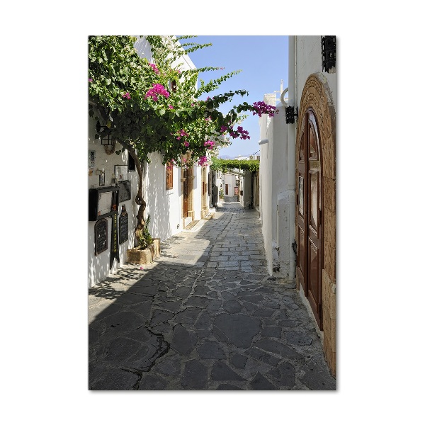 Quadro vetro acrilico verticale Un sentiero incantevole