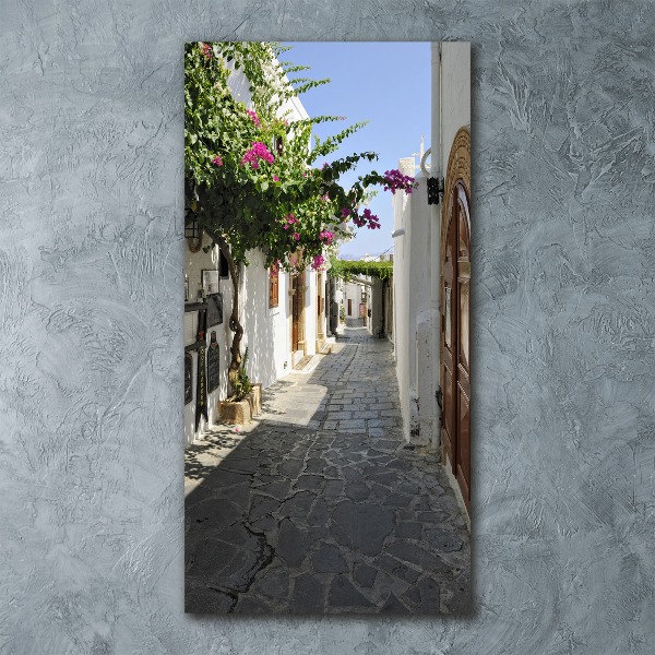 Quadro vetro acrilico verticale Un sentiero incantevole