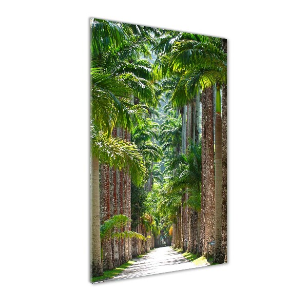 Quadro acrilico verticale Palme