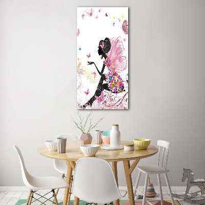 Quadro in vetro acrilico verticale Buona fata