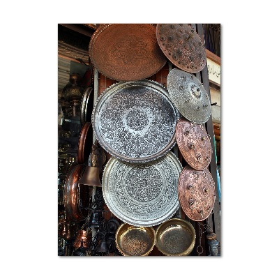 Quadro in vetro acrilico verticale Bazar di Damasco