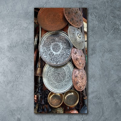 Quadro in vetro acrilico verticale Bazar di Damasco