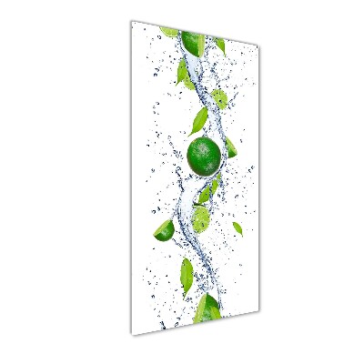 Quadro stampa su vetro acrilico verticale Lime