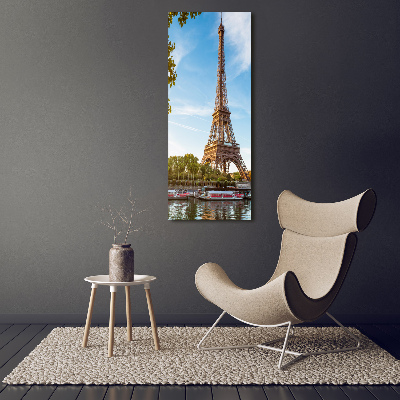 Quadro in vetro acrilico verticale Torre Eiffel Parigi