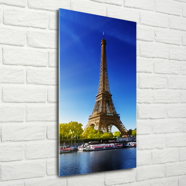 Quadro acrilico verticale Torre Eiffel Parigi