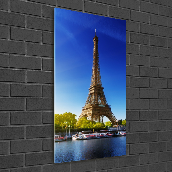 Quadro acrilico verticale Torre Eiffel Parigi