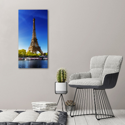 Quadro acrilico verticale Torre Eiffel Parigi