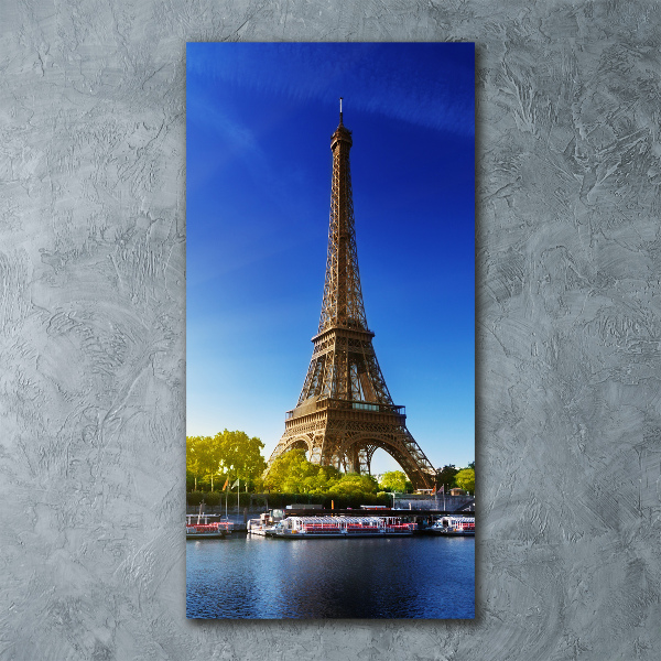 Quadro acrilico verticale Torre Eiffel Parigi