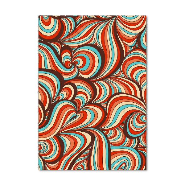 Quadro in vetro acrilico verticale Motivo a spirale