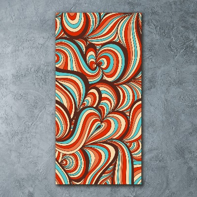 Quadro in vetro acrilico verticale Motivo a spirale