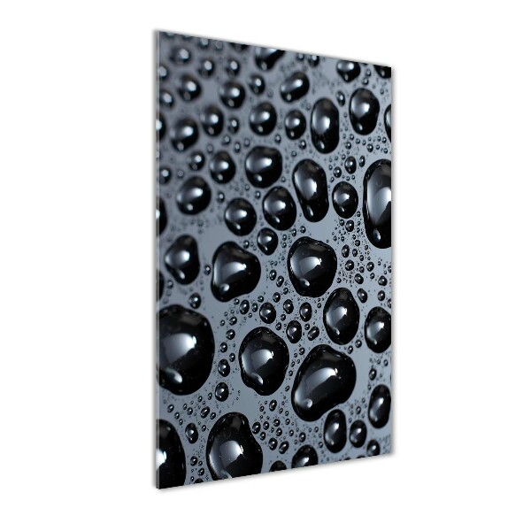 Quadro stampa su vetro acrilico verticale Gocce d'acqua