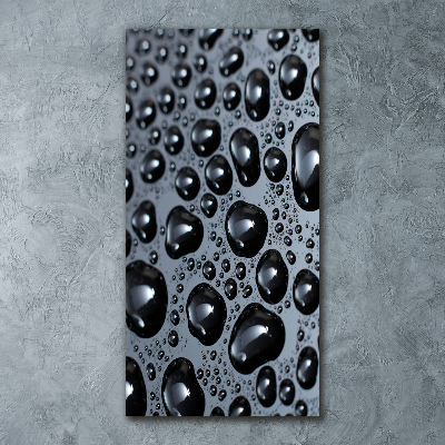 Quadro stampa su vetro acrilico verticale Gocce d'acqua