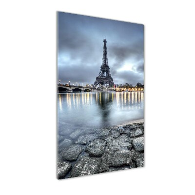 Quadro vetro acrilico verticale Torre Eiffel Parigi