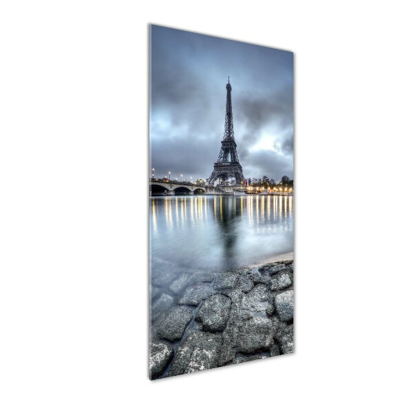 Quadro vetro acrilico verticale Torre Eiffel Parigi