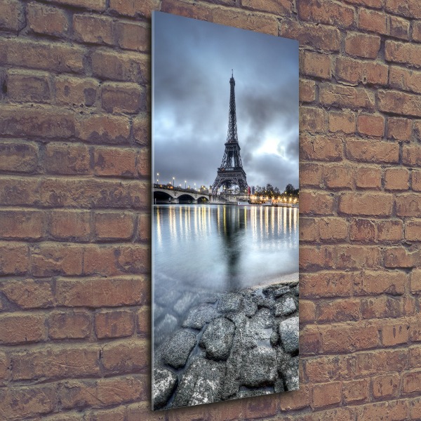 Quadro vetro acrilico verticale Torre Eiffel Parigi