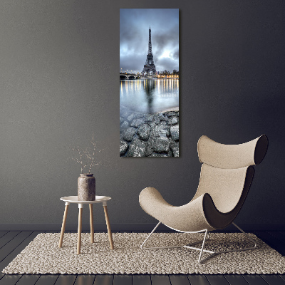 Quadro vetro acrilico verticale Torre Eiffel Parigi