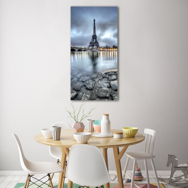 Quadro vetro acrilico verticale Torre Eiffel Parigi