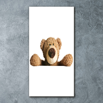 Quadro acrilico verticale Orsacchiotto di peluche