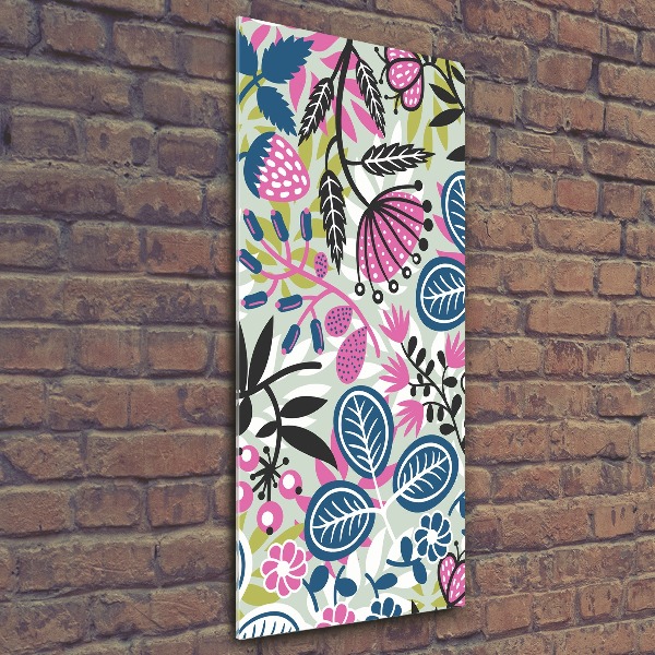 Quadro in vetro acrilico verticale Mobili