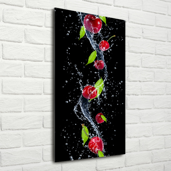 Quadro acrilico verticale Ciliegie