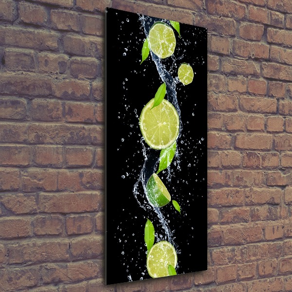 Quadro vetro acrilico verticale Lime