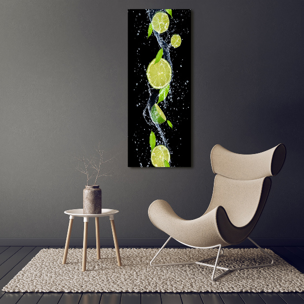 Quadro vetro acrilico verticale Lime
