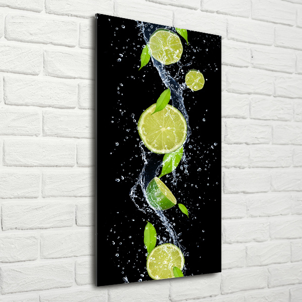 Quadro vetro acrilico verticale Lime