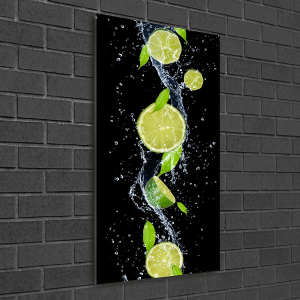 Quadro vetro acrilico verticale Lime