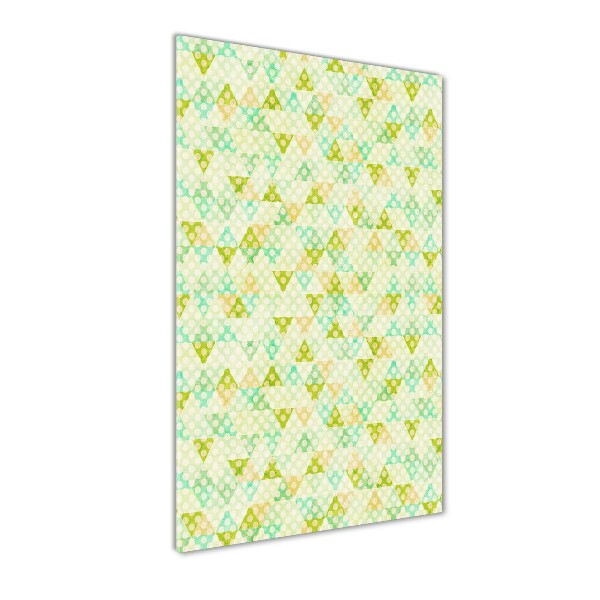 Quadro stampa su vetro acrilico verticale Sfondo geometrico