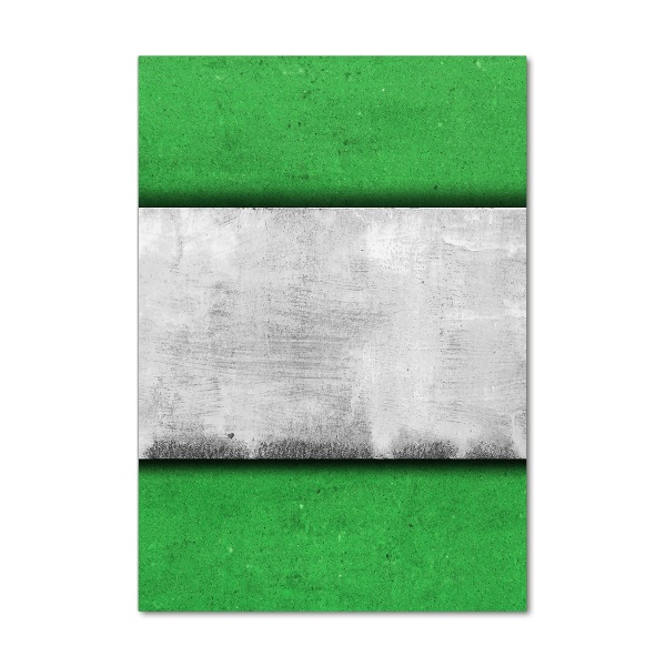 Quadro stampa su vetro acrilico verticale Parete verde