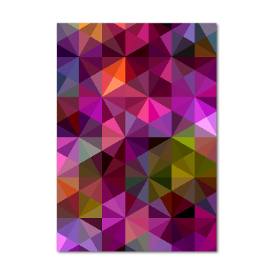 Quadro acrilico verticale Onde astratte