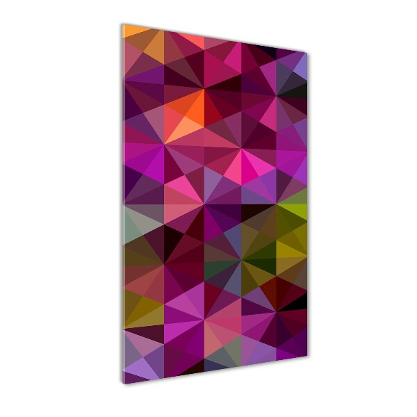 Quadro acrilico verticale Onde astratte