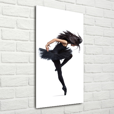 Quadro in vetro acrilico verticale Ballerina