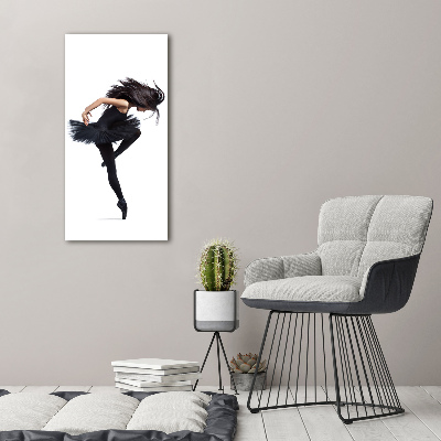 Quadro in vetro acrilico verticale Ballerina
