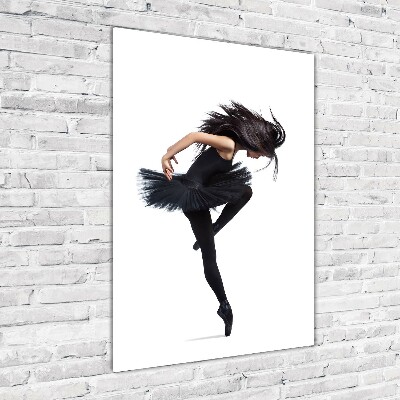 Quadro in vetro acrilico verticale Ballerina