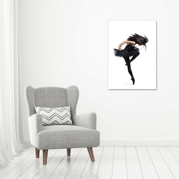 Quadro in vetro acrilico verticale Ballerina