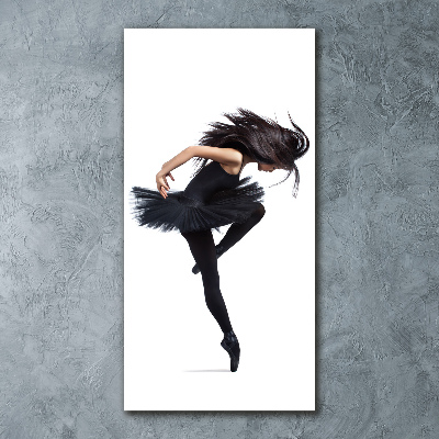 Quadro in vetro acrilico verticale Ballerina
