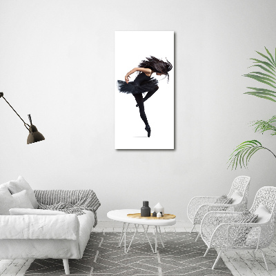 Quadro in vetro acrilico verticale Ballerina