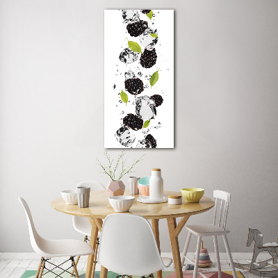 Quadro stampa su vetro acrilico verticale More e acqua